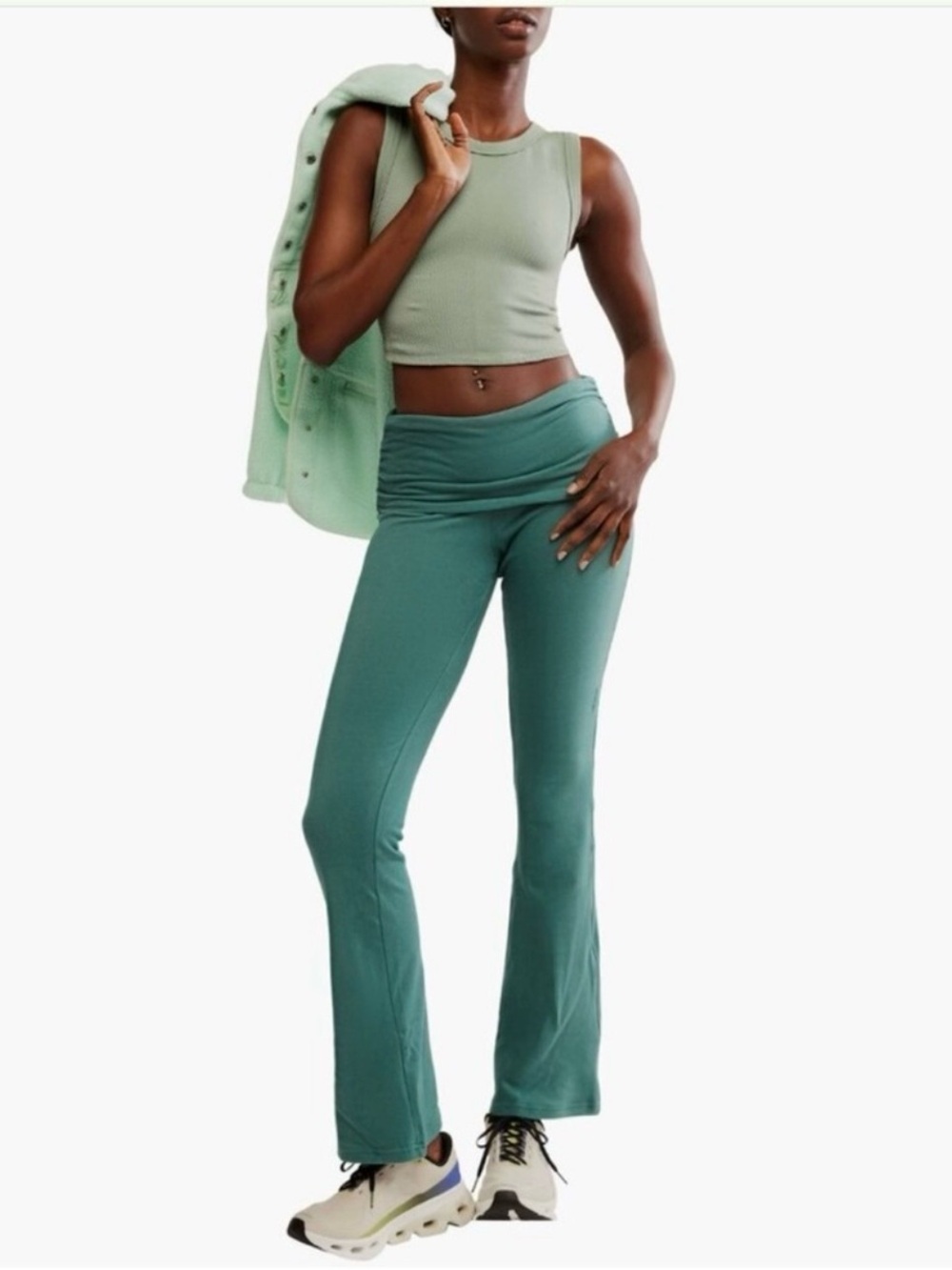 Free People Movement Aced It Flare | Size: L | Green